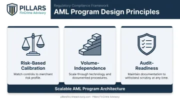 Three design principles for building a scalable payment processor AML compliance program