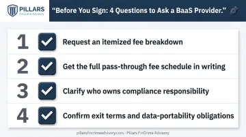 Four essential questions to ask a BaaS provider before signing