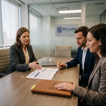 Compliance advisor meeting with fintech executives