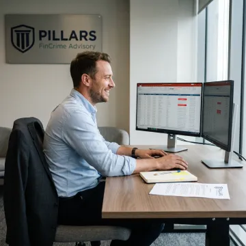 Analyst reviewing ecommerce fraud prevention data