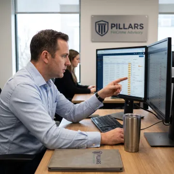 Analyst reviewing payment fraud monitoring data