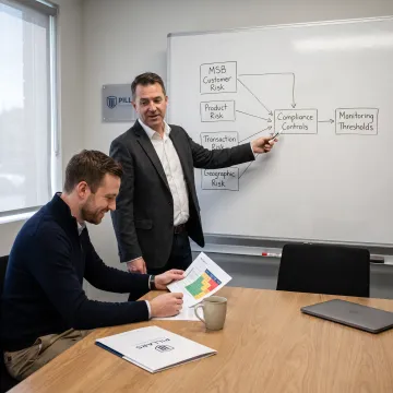 AML consultant mapping compliance risks and controls
