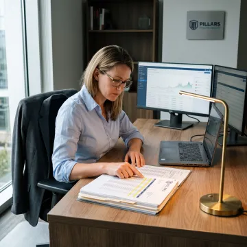 Analyst evaluating a crypto sanctions screening case
