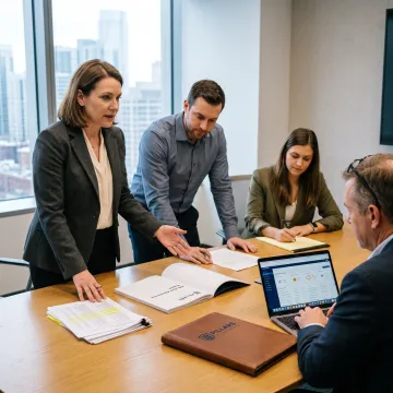Compliance consultant reviewing AML and sanctions controls