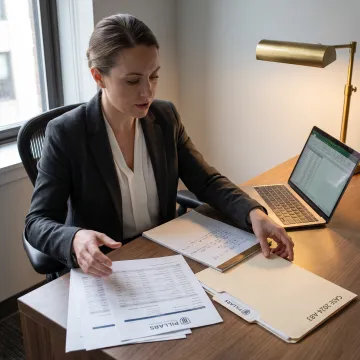 Analyst preparing a clear SAR narrative