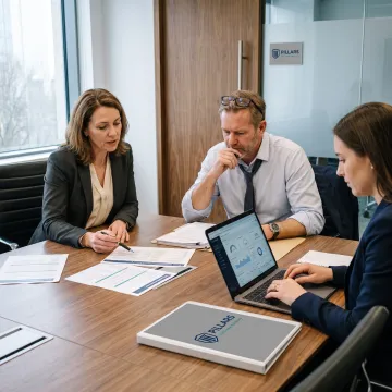 Team reviewing fraud prevention controls