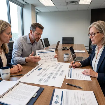 Team reviewing a beneficial ownership verification workflow