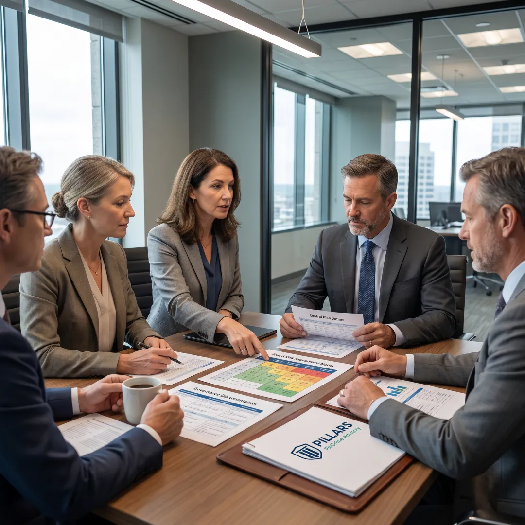 Team planning a fraud risk program