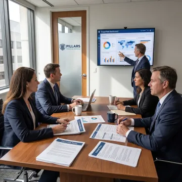 Bank compliance leaders reviewing fraud risk controls