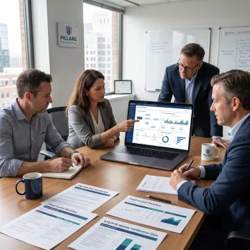 Team reviewing payment fraud control strategy