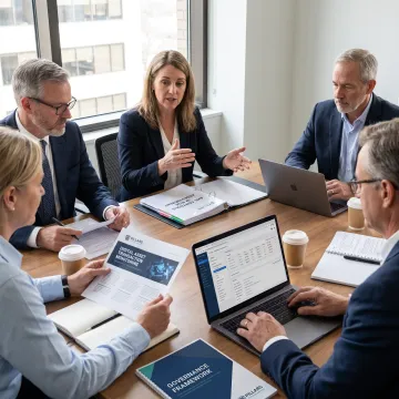 Compliance professional planning a digital asset risk program
