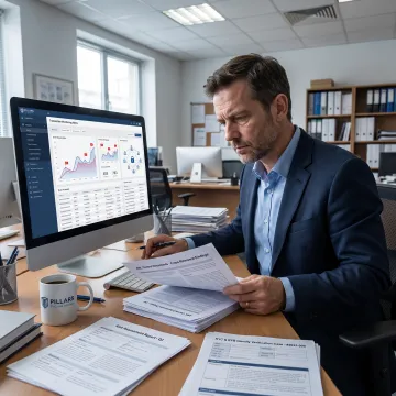 AML reviewer assessing compliance controls