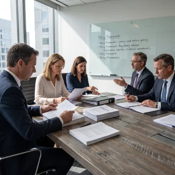 Private equity compliance professionals reviewing risk controls