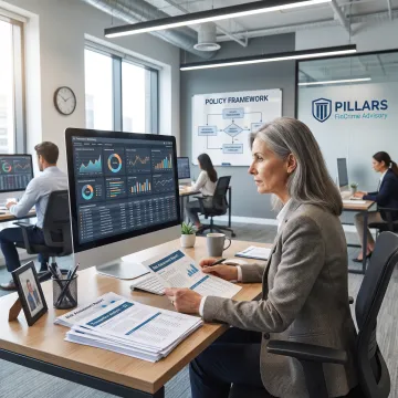 Compliance professional reviewing digital payment risk controls