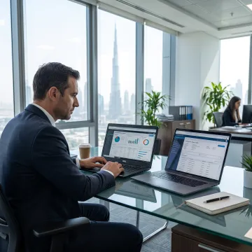 Financial crime consultant reviewing AML compliance controls