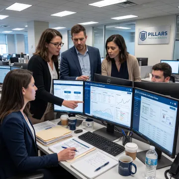 AML team assessing alert quality