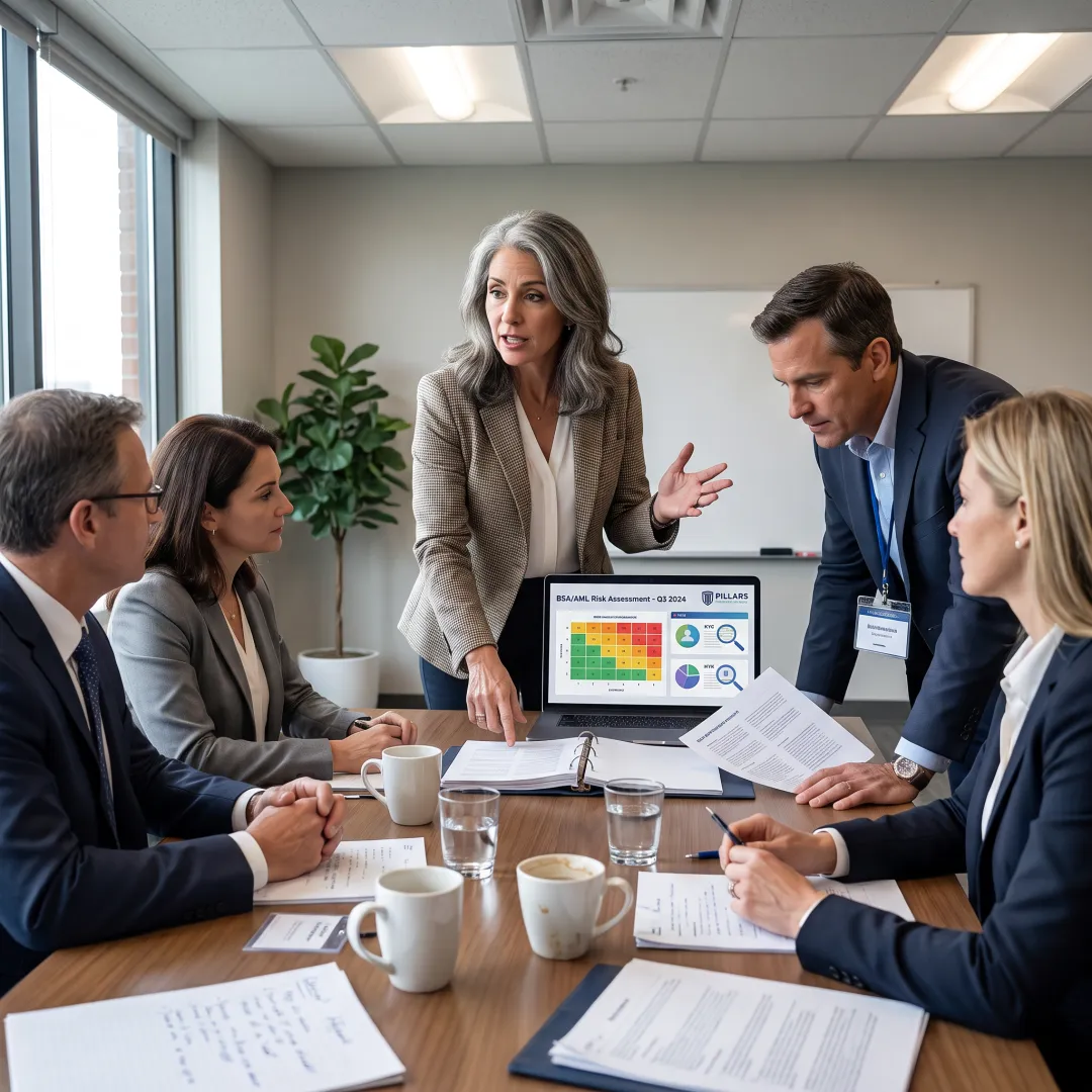 BSA advisor meeting with community bank executives