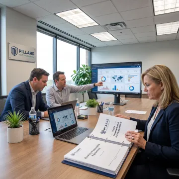 Fintech compliance team reviewing BaaS program controls