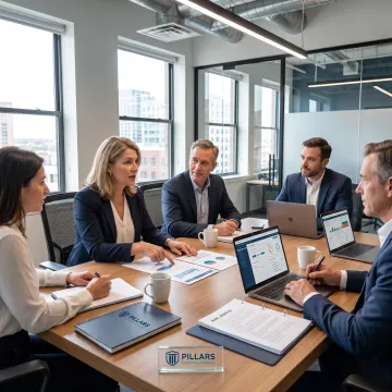 Team reviewing a fintech compliance program