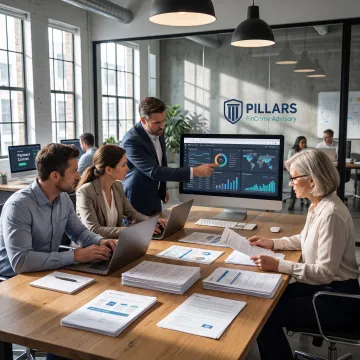 Fintech leaders reviewing compliance strategy