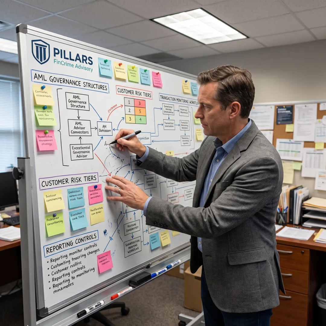 Advisor mapping a risk-based AML compliance framework