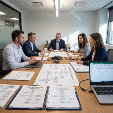 Team planning an AML compliance framework for payments