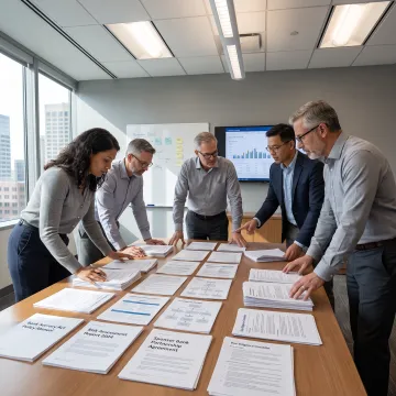 Compliance professionals reviewing sponsor bank BSA documentation