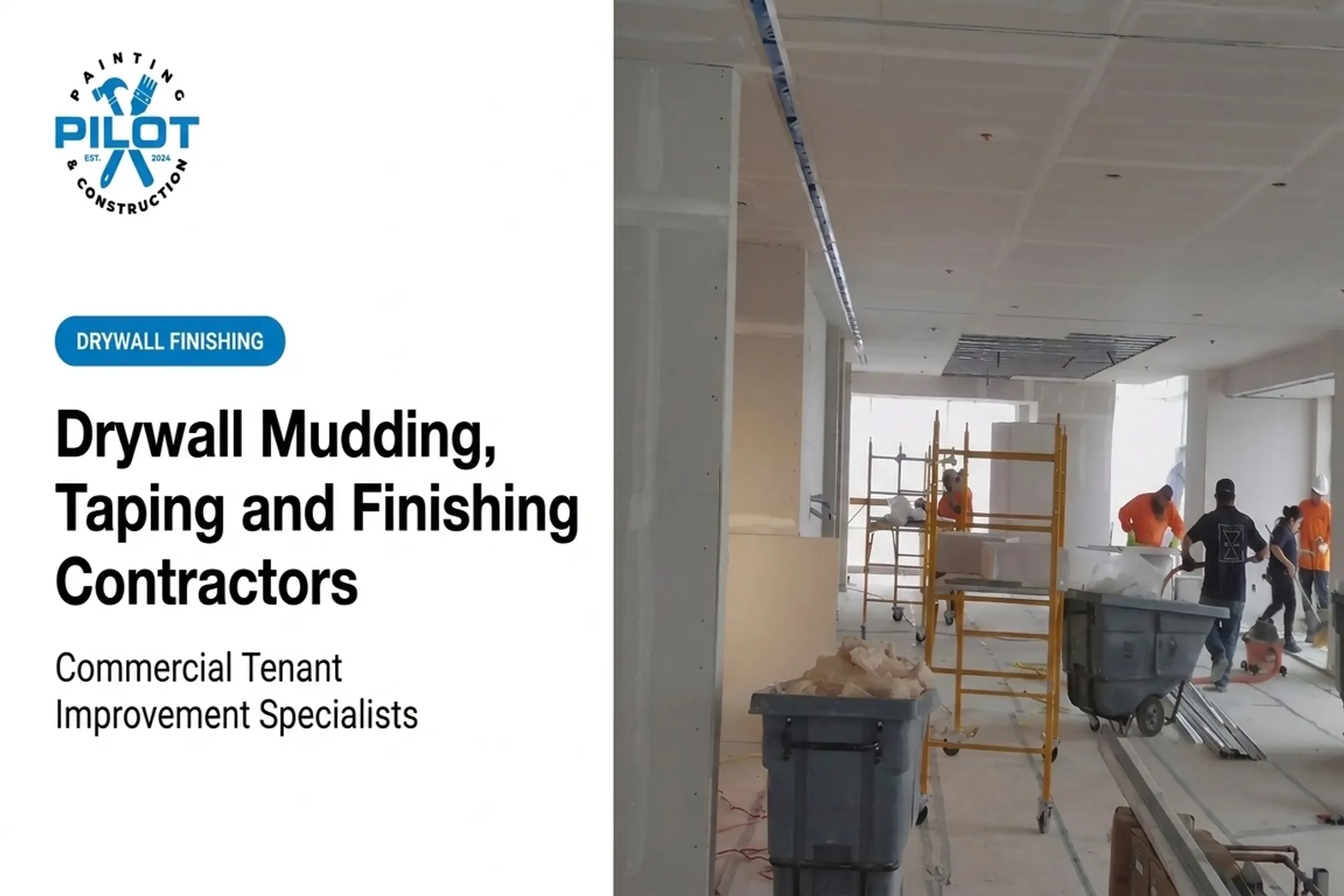 Drywall Mudding, Taping and Finishing Contractors