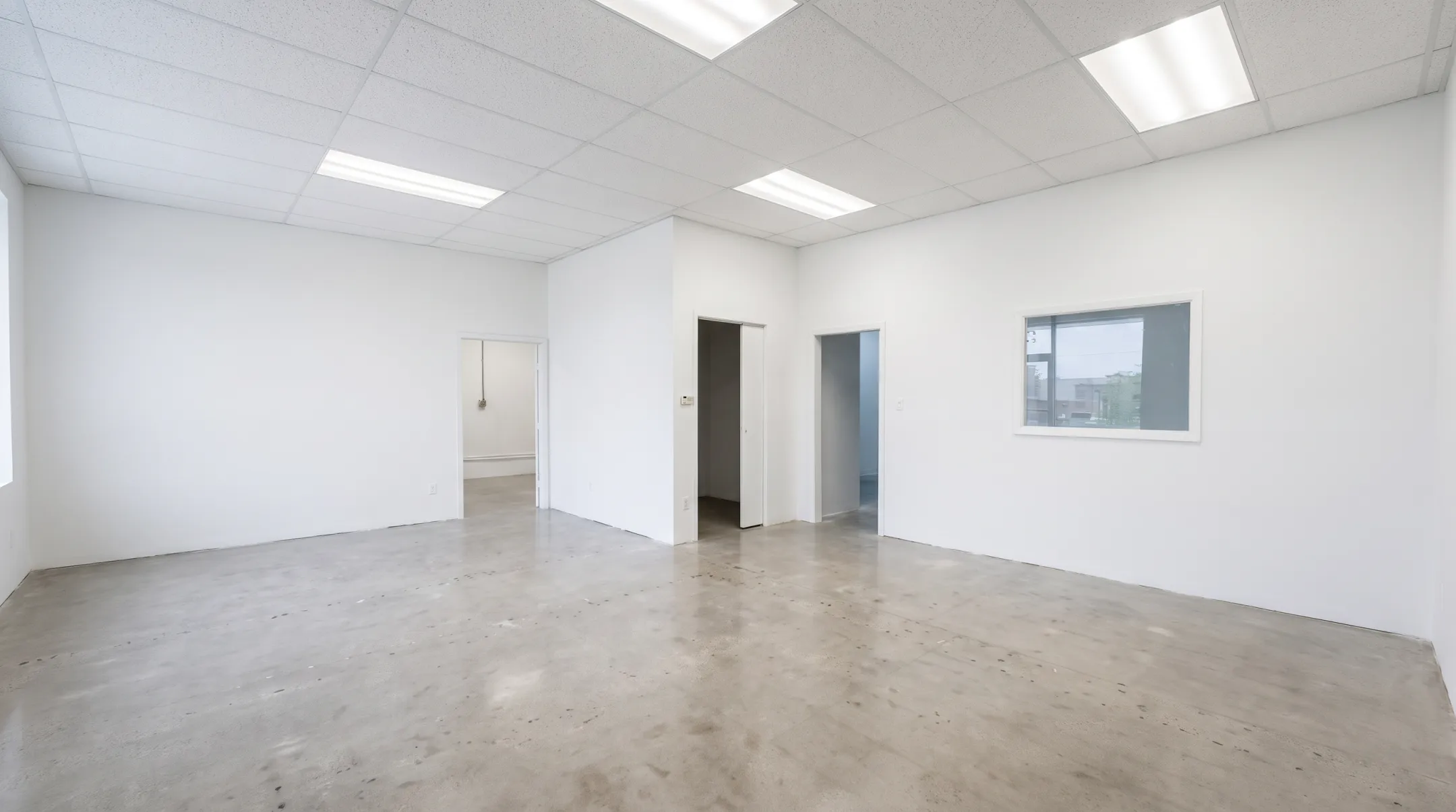 Whitebox commercial office shell ready for tenant build-out