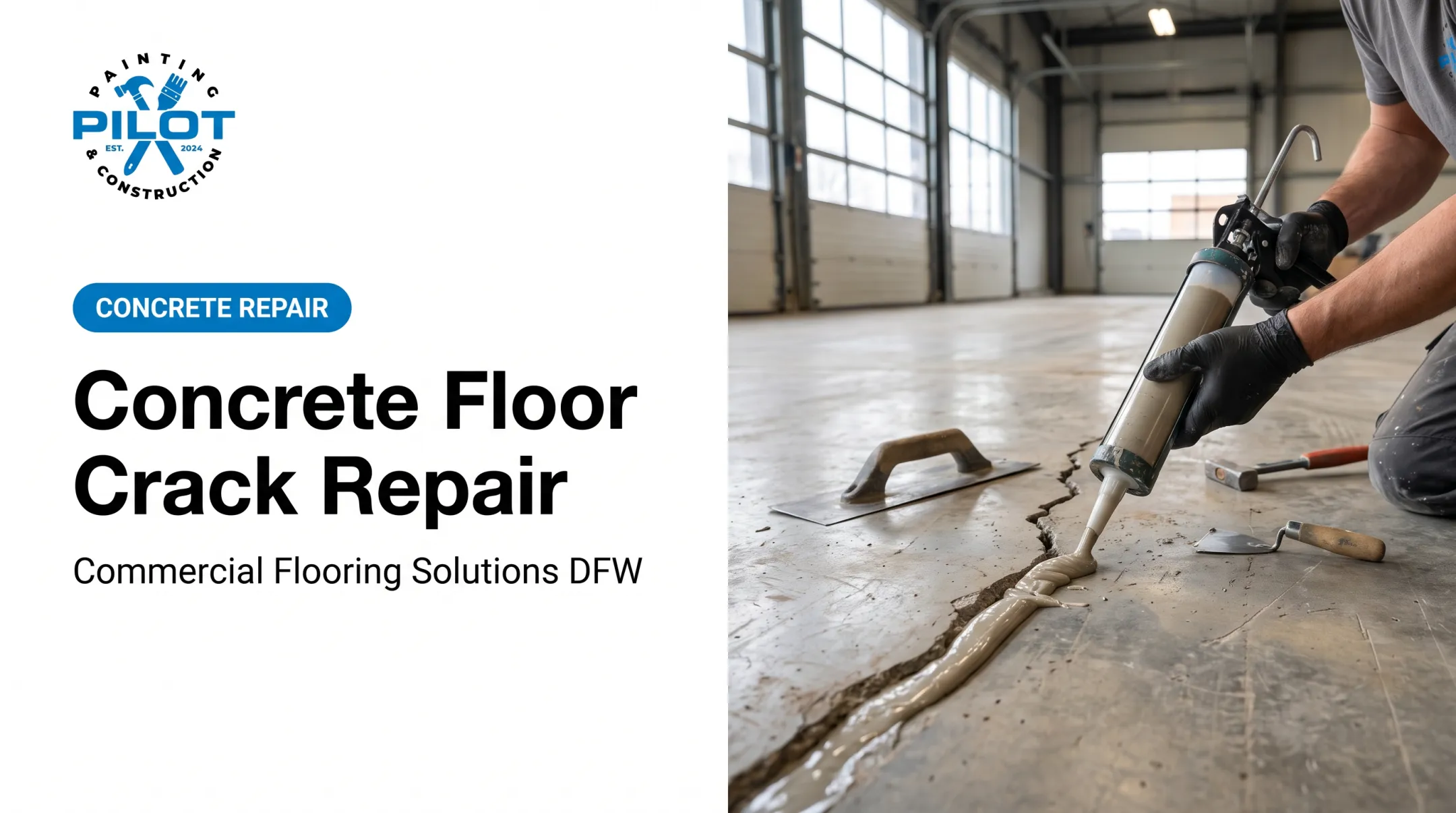 Concrete Floor Crack Repair
