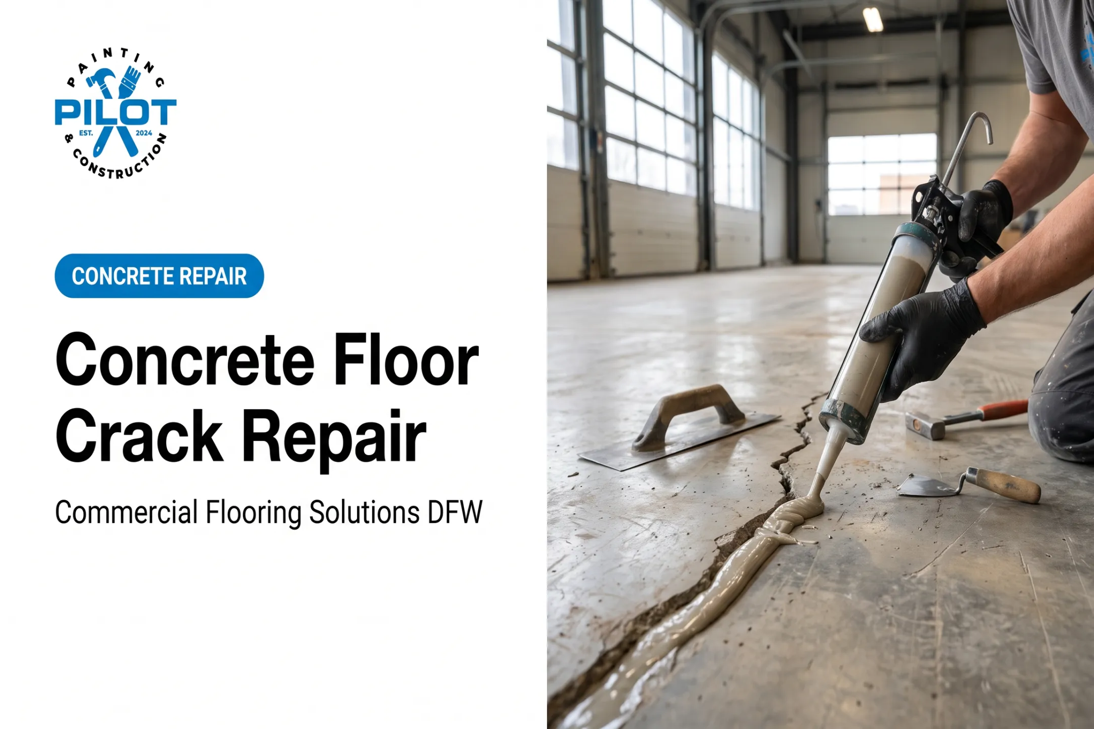 Concrete Floor Crack Repair