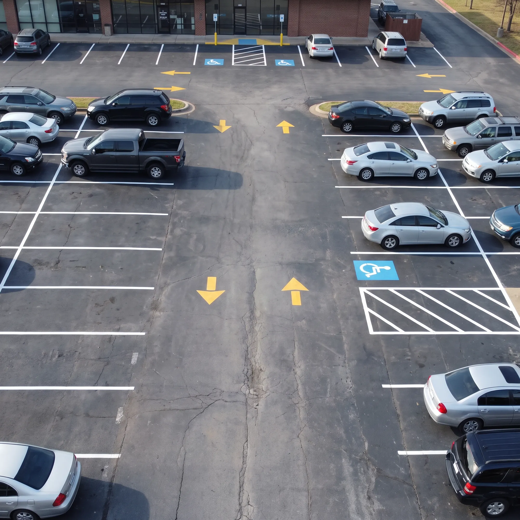 Commercial Parking Lot Striping