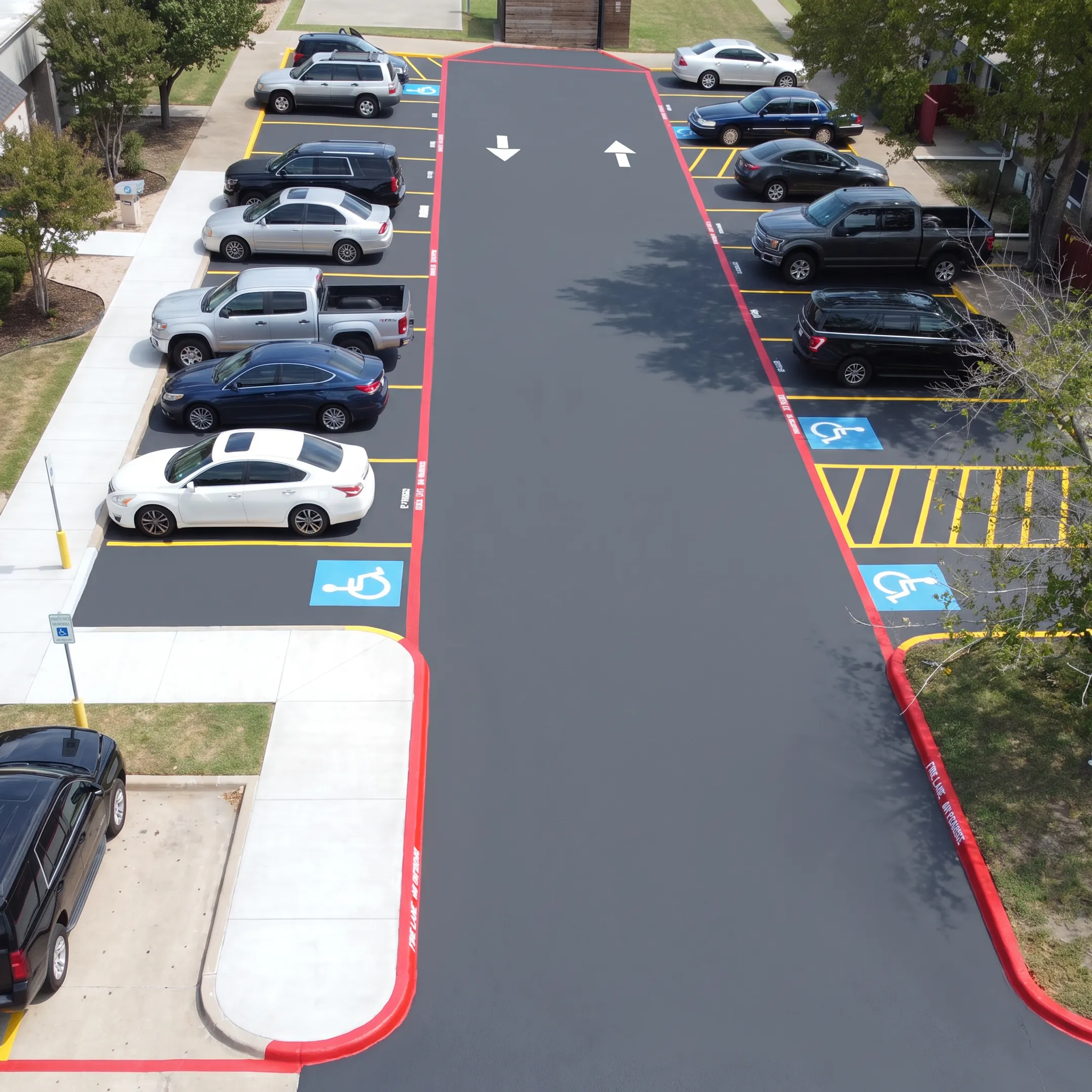 Parking Lot Striping Services in Frisco, TX