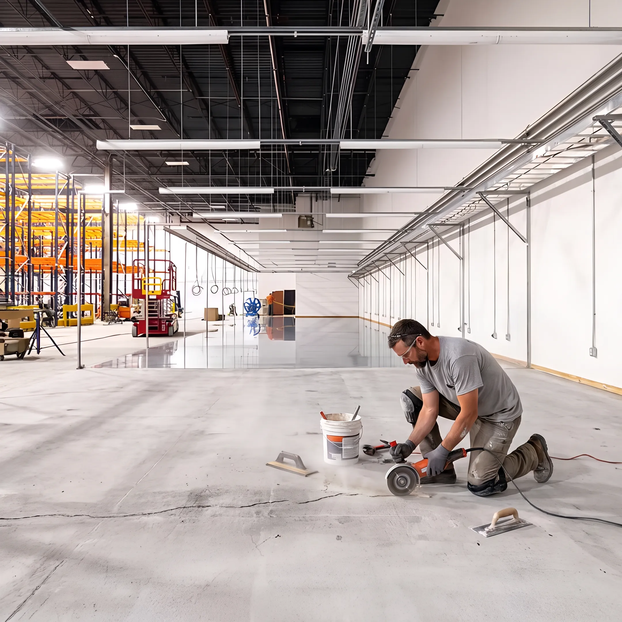 Commercial & Industrial Concrete Floor Repair Services