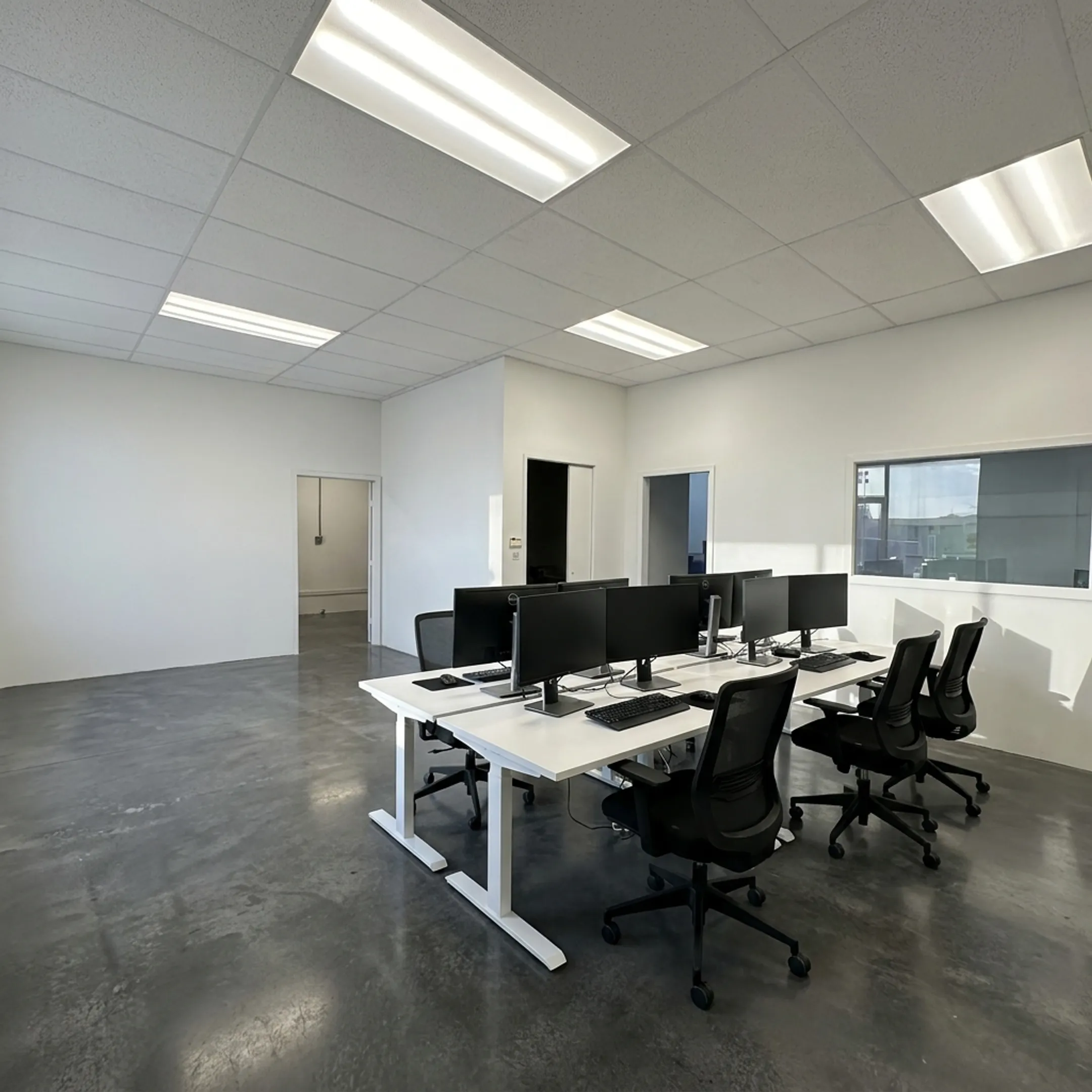 Freshly renovated commercial office interior
