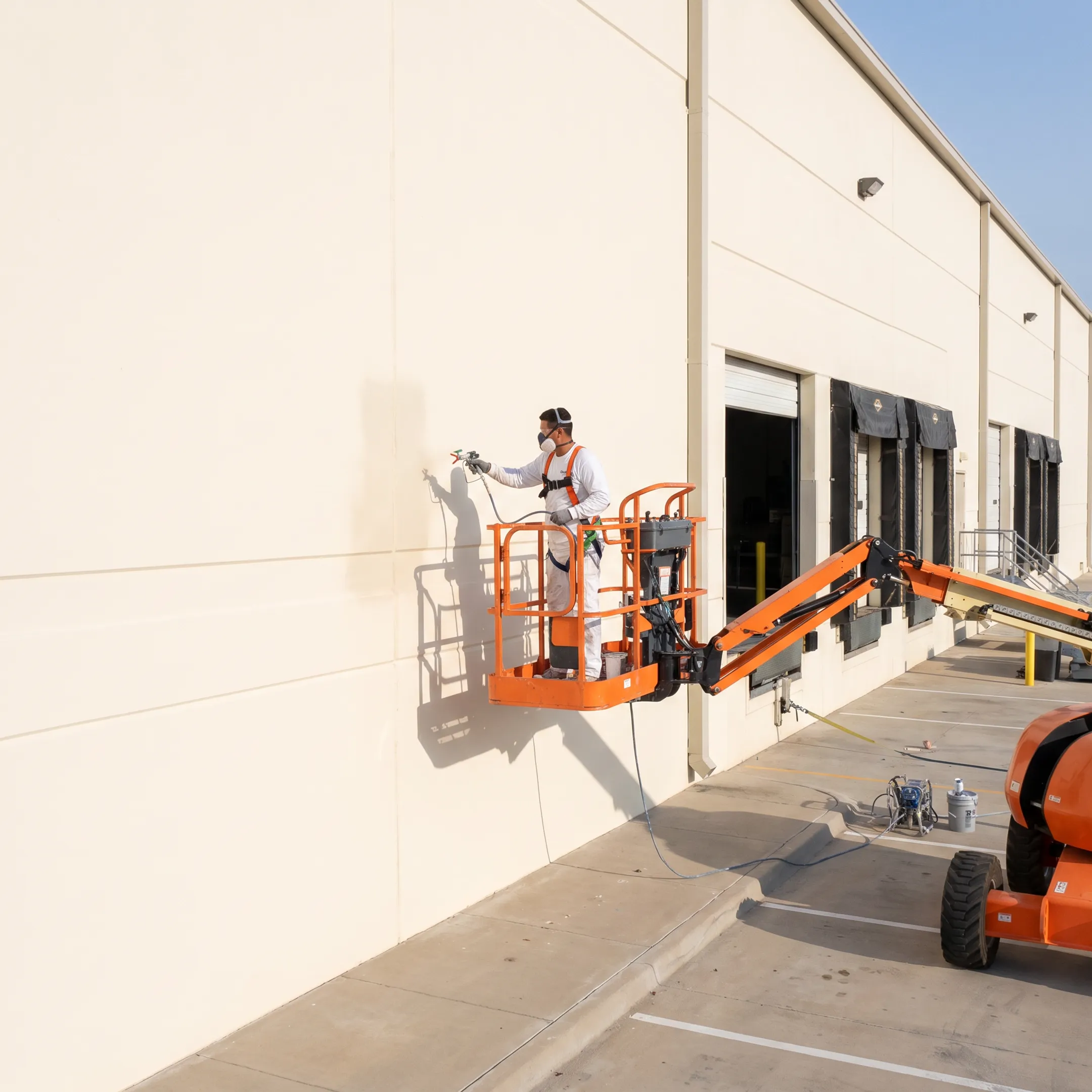 Exterior Warehouse Painting