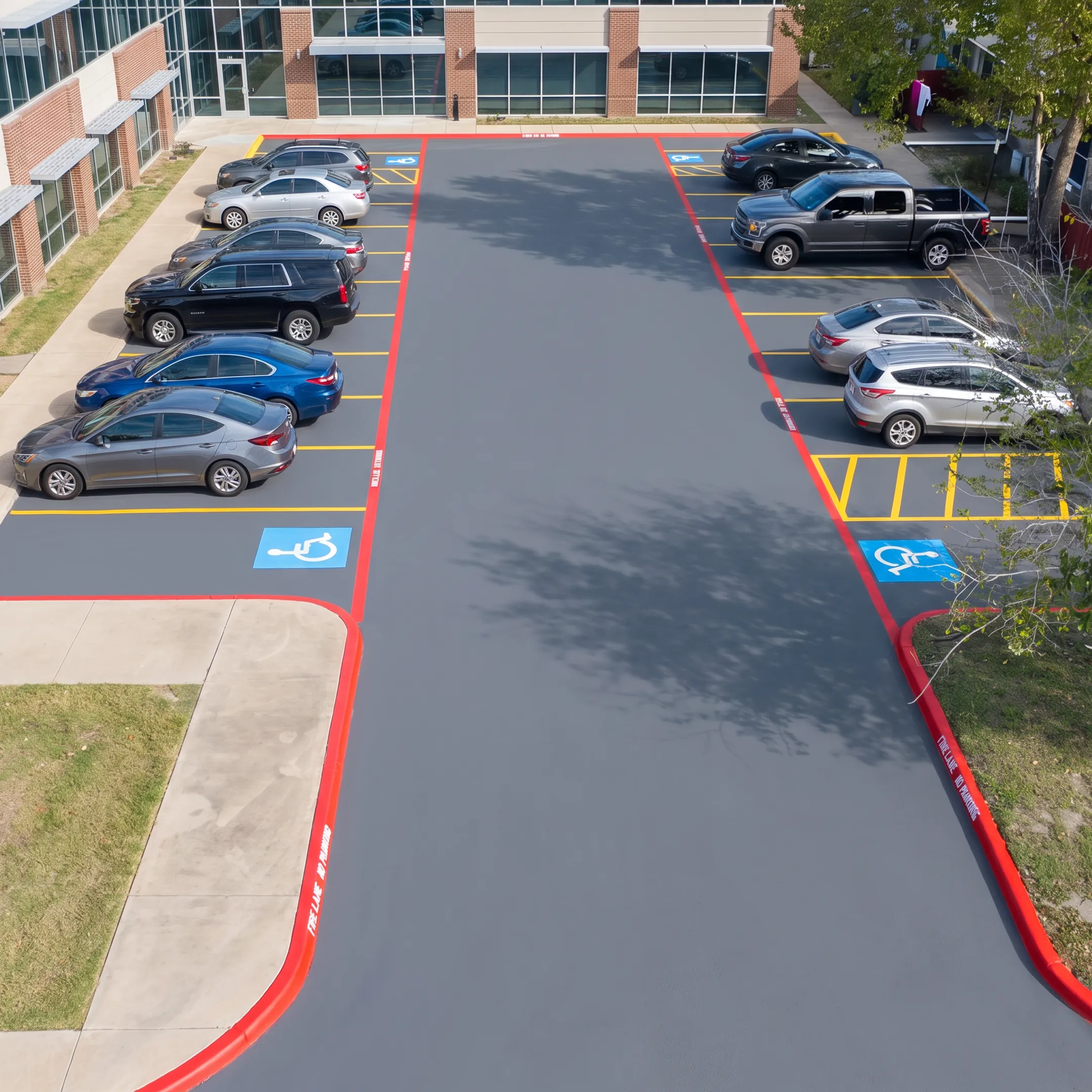 Asphalt Parking Lot Paving