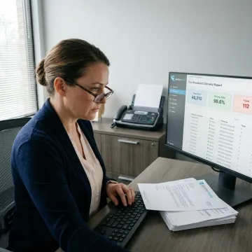 Healthcare fax campaign workflow