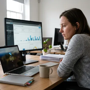 Email campaign dashboard and deliverability planning