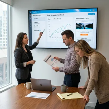 Bulk email campaign dashboard
