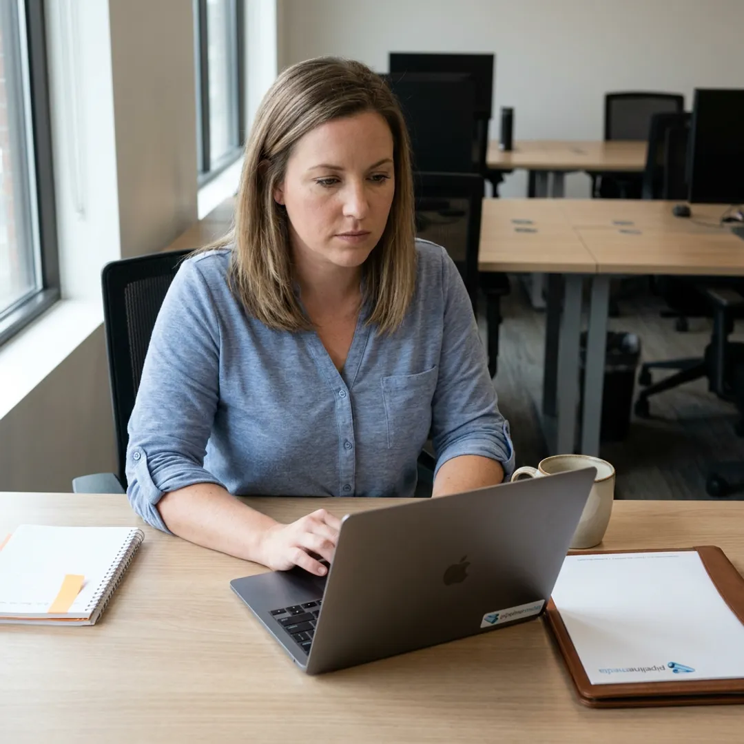 Social media manager scheduling Facebook posts