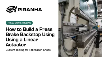 How to Build a Press Brake Backstop Using a Linear Actuator
