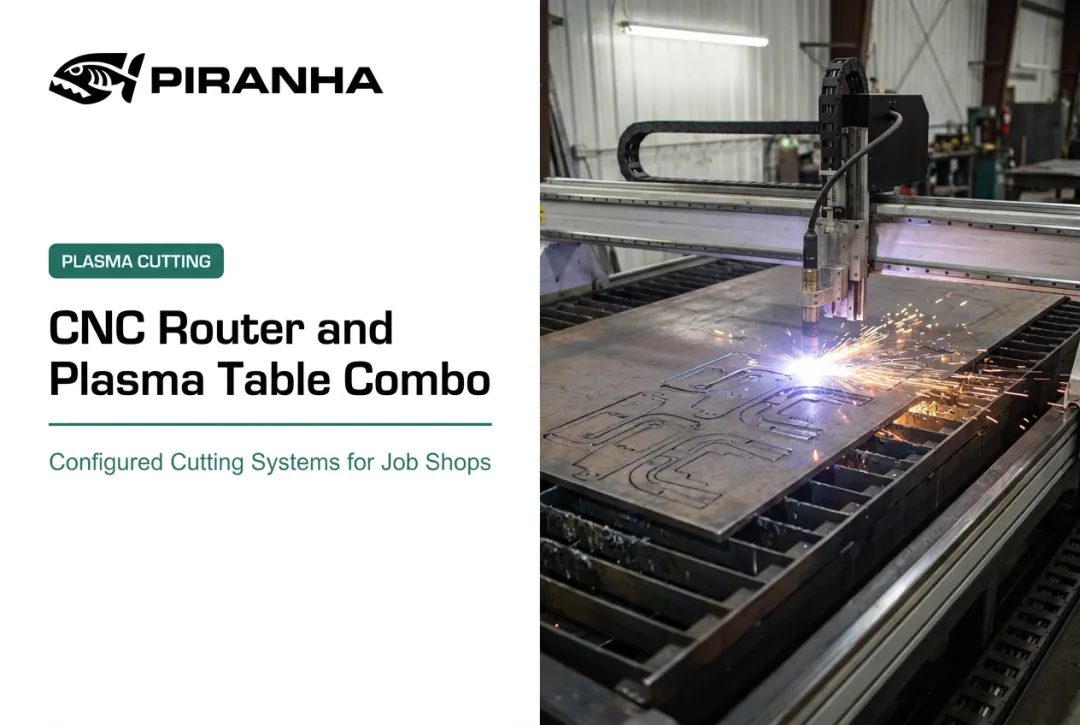CNC Router and Plasma Table Combo