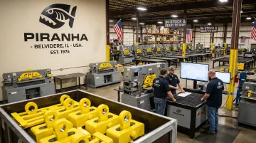 Piranha manufacturing facility and US-based customer support team