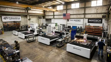Piranha industrial laser manufacturing facility with decades of heritage