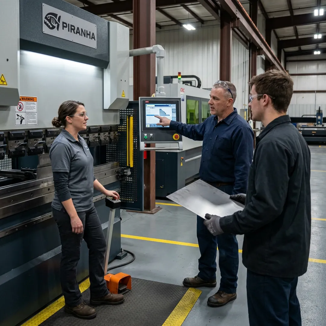 Machine Shop Sheet Metal Bending Training