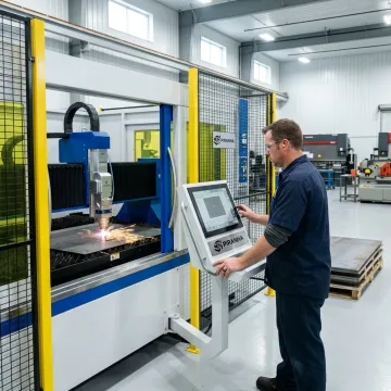 Inside a Laser Cutter Factory