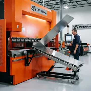 Press Brake Sheet Follower System