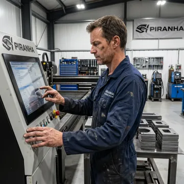 Fabricator programming CNC plasma cutting software