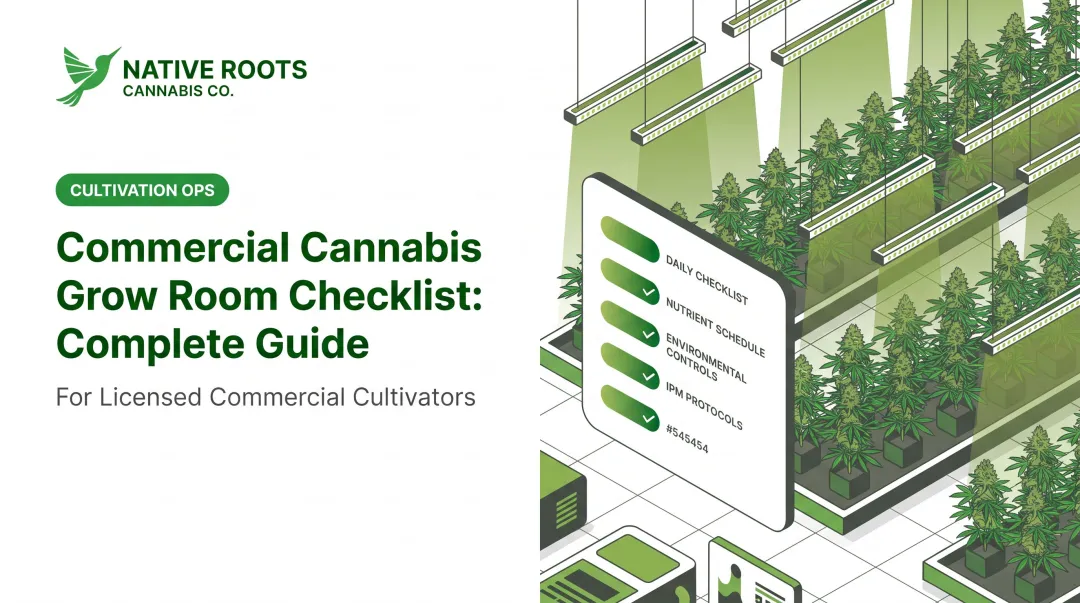 Commercial Cannabis Grow Room Checklist: Complete Guide